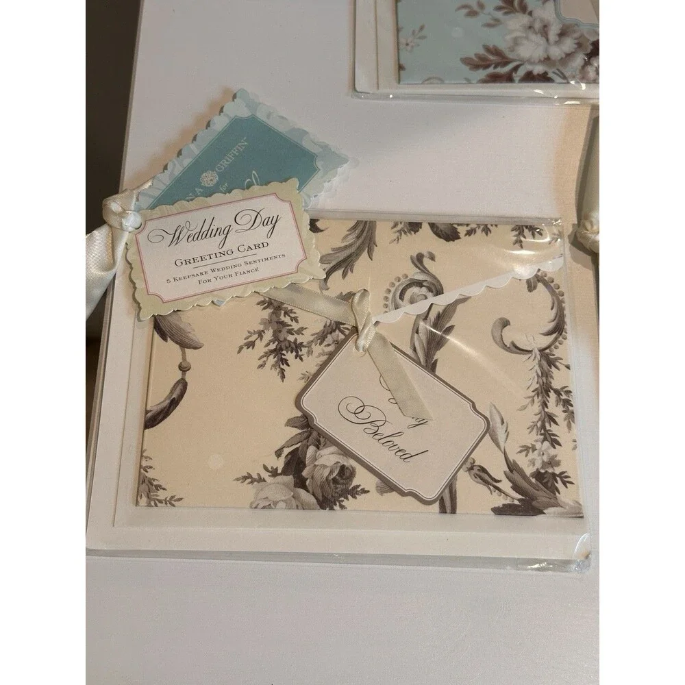Anna Griffin Wedding Day Card Pack Lot of 3 Keepsake Sentiments
